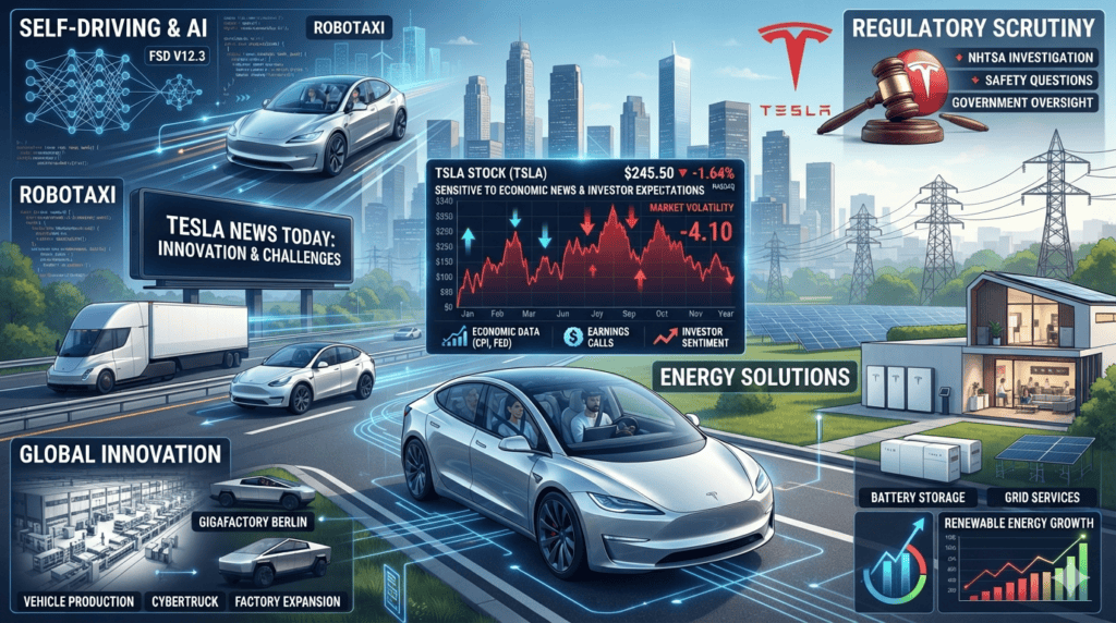 tesla news today